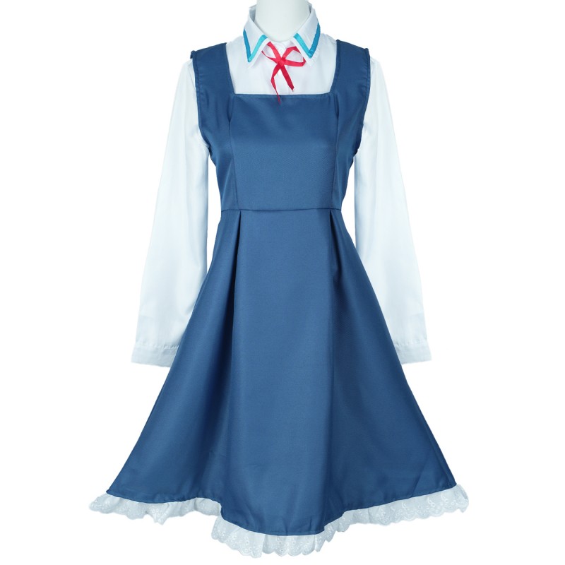 Déguisement Femme Cosplay Costume Bleu Ciel Adulte